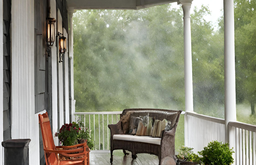 Shield Your Porch from Rain